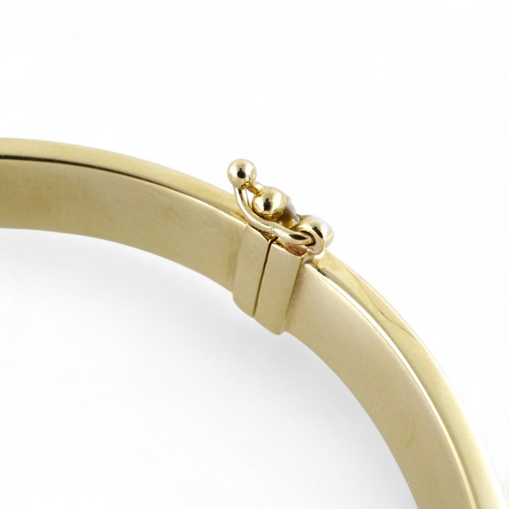 Brazalete de Oro 10k Rigido con Tornillos - Imagen 3