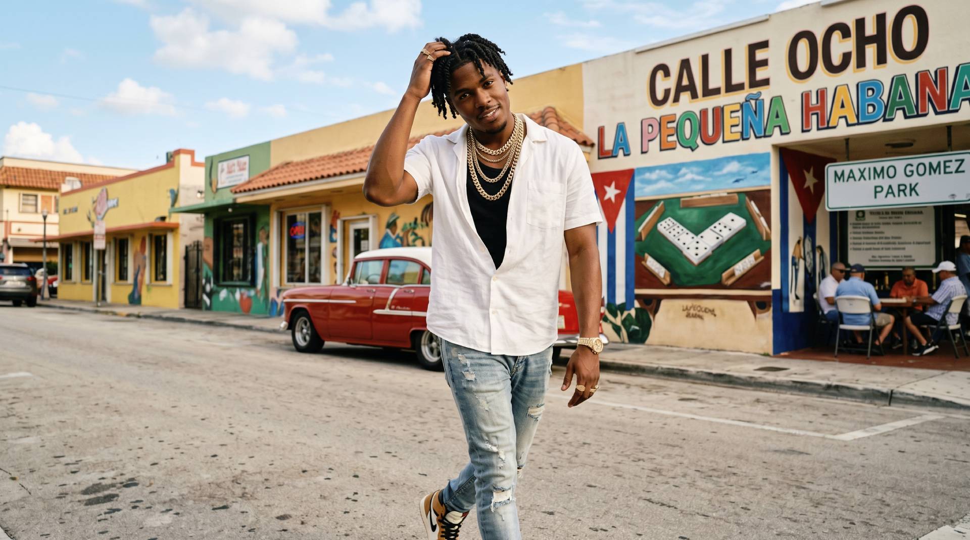 Cadena de oro sólido estilo Cuban Link de 14k fabricada artesanalmente en Miami por Oscar de Oro Joyería