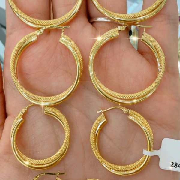 Trios de argollas en 10k