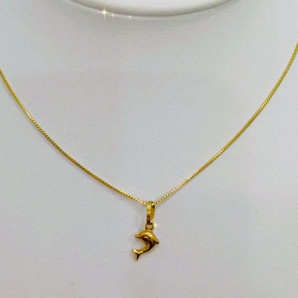CADENA 14K Y DIJE 10K