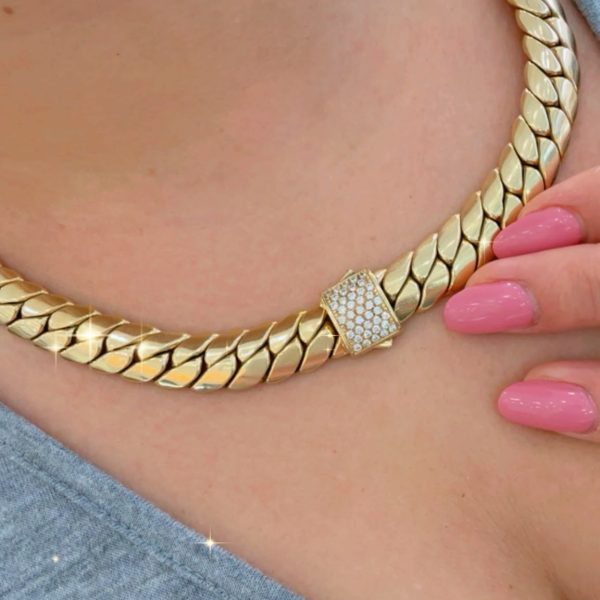 GARGANTILLA ESTILO MONACO 14K 22